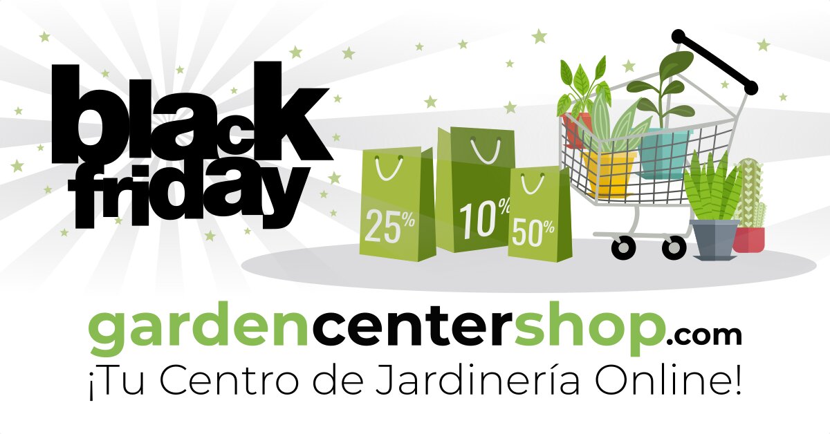 ¡Llegó el Black Friday 2023 a GardenCenterShop.com con Descuentos Increíbles!
