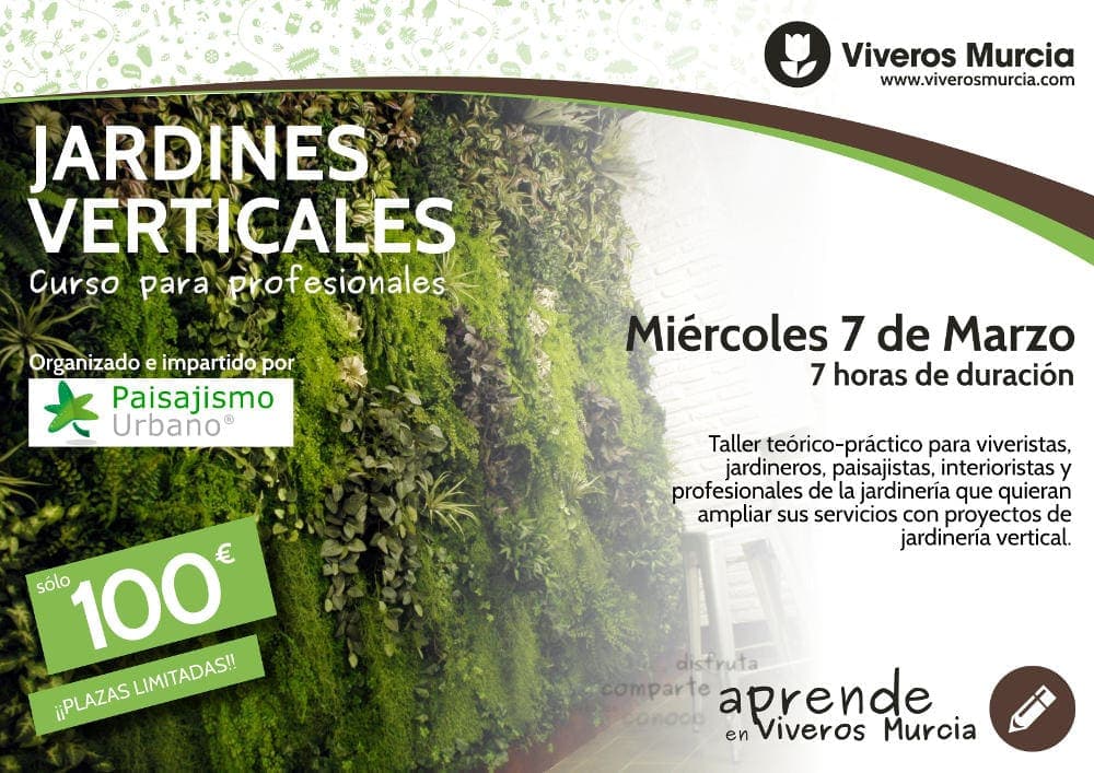 Curso de Jardinería Vertical