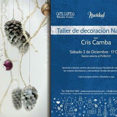 Taller de Decoración Navideña 2017 con Cris Camba