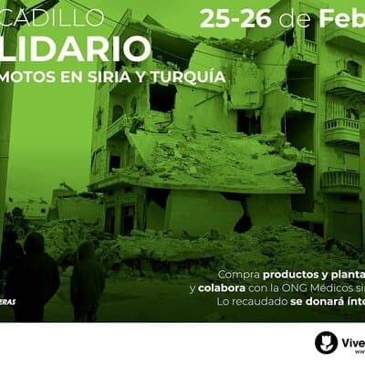 Mercadillo solidario en favor de la ayuda a los terremotos de Siria y Turquía