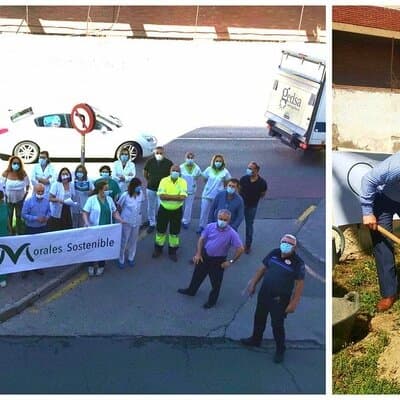 Viveros Murcia dona un ciprés al Hospital Morales Meseguer