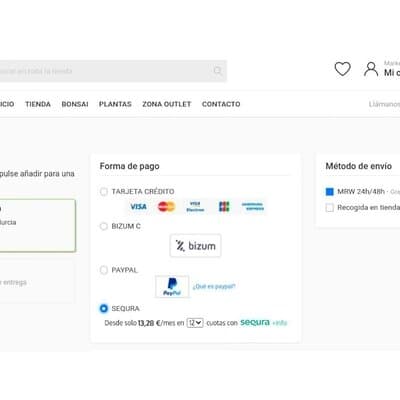 Financia tus compras en nuestra tienda online