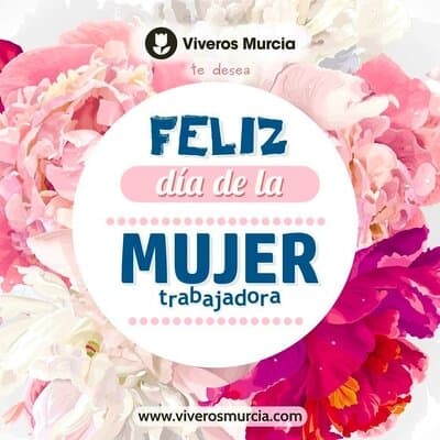 Viveros Murcia celebra el Día de la Mujer Trabajadora regalando plantas