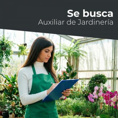 Oferta de trabajo de Auxiliar de Jardinería